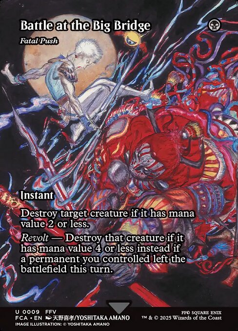 Battle at the Big Bridge - Fatal Push (Showcase) (Foil) - FINAL FANTASY: Through the Ages