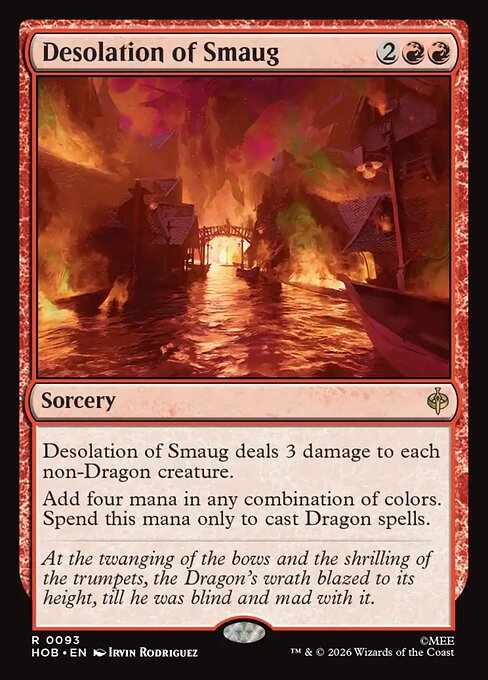 Desolation of Smaug (Foil) - The Hobbit