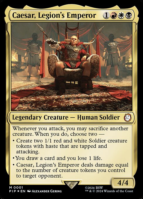 Caesar, Legion's Emperor (Foil) - Universes Beyond: Fallout