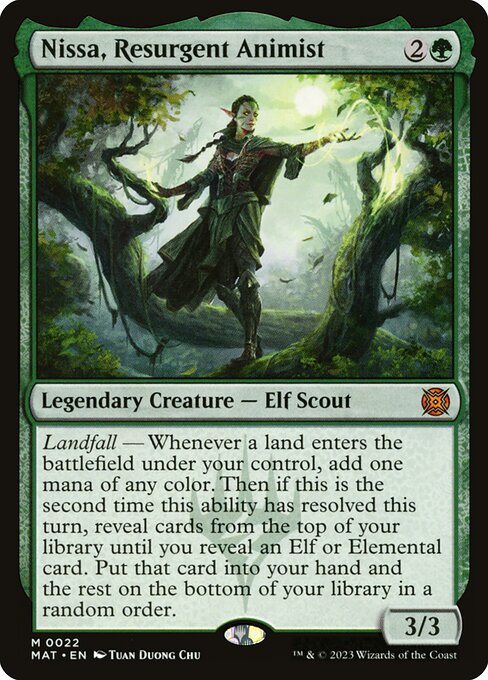 Nissa, Resurgent Animist (Foil) - March of the Machine: The Aftermath
