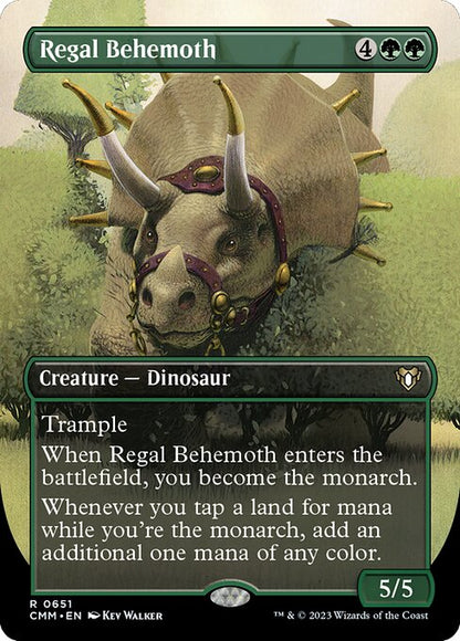 Regal Behemoth (Borderless) - Commander Masters