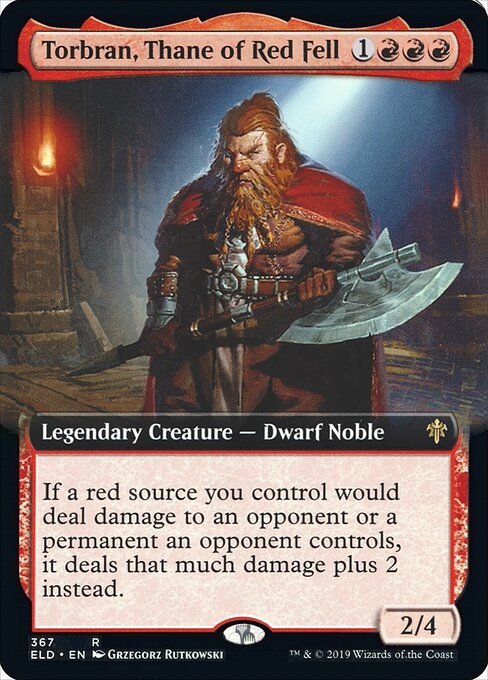 Torbran, Thane of Red Fell (Extended Art) - Throne of Eldraine