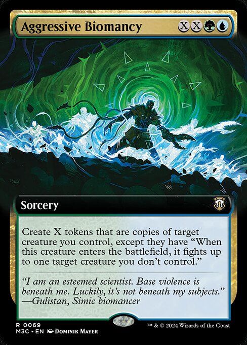 Aggressive Biomancy (Extended Art) - Commander: Modern Horizons 3