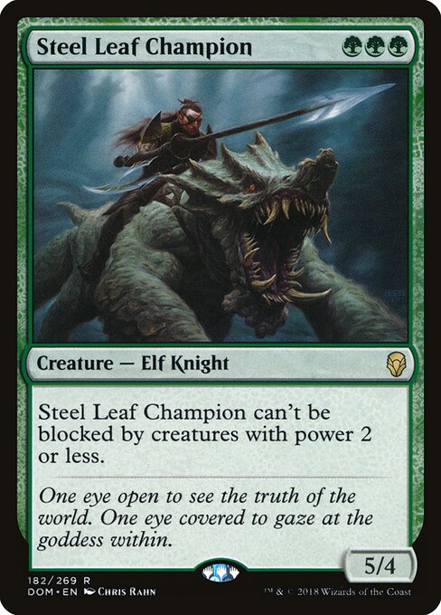 Steel Leaf Champion (Foil) - Dominaria