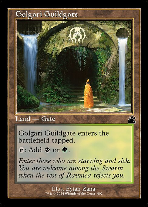 Golgari Guildgate (Retro Frame) - Ravnica Remastered