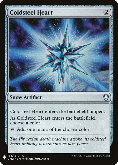 Coldsteel Heart - The List Reprints