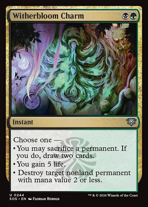 Witherbloom Charm (Foil) - Secrets of Strixhaven