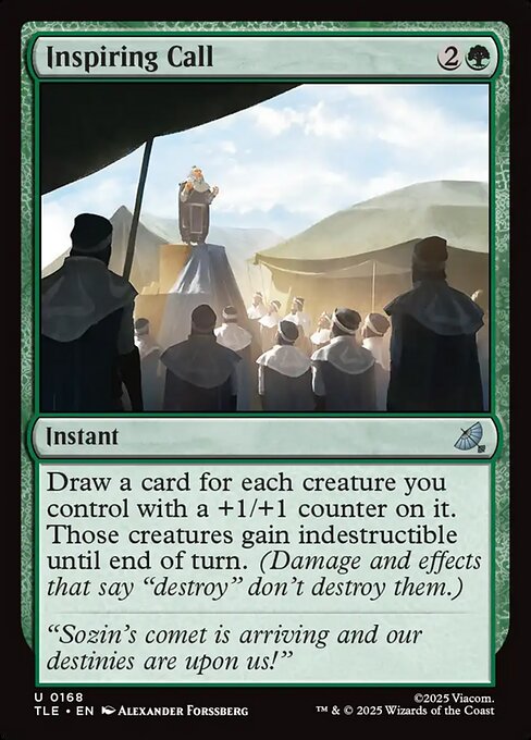 Inspiring Call (Foil) - Avatar: The Last Airbender: Eternal-Legal