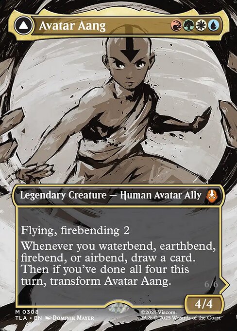 Avatar Aang (Borderless) - Avatar: The Last Airbender