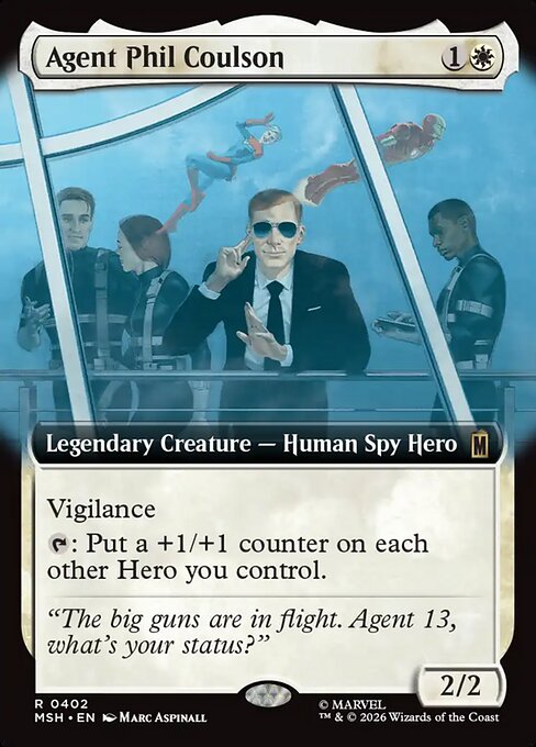 Agent Phil Coulson (Extended Art) (Foil) - Marvel Super Heroes