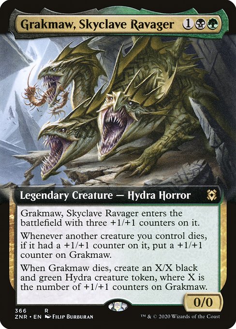 Grakmaw, Skyclave Ravager (Extended Art) - Zendikar Rising