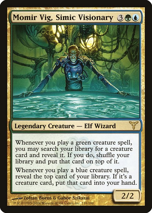 Momir Vig, Simic Visionary (Foil) - Dissension