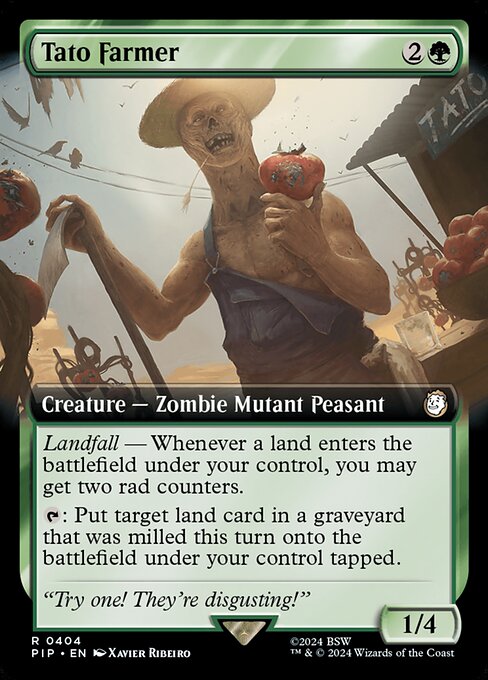 Tato Farmer (Extended Art) (Foil) - Universes Beyond: Fallout
