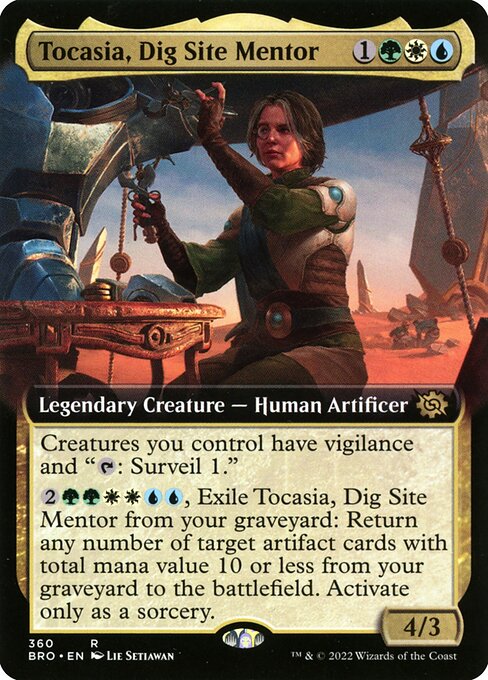 Tocasia, Dig Site Mentor (Extended Art) - The Brothers' War