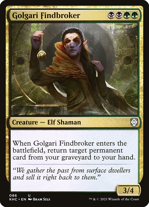 Golgari Findbroker - Commander: Kaldheim