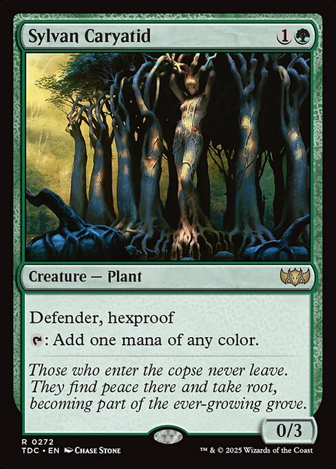 Sylvan Caryatid - Commander: Tarkir: Dragonstorm