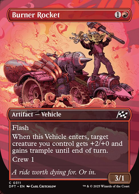 Burner Rocket (Borderless) - Aetherdrift