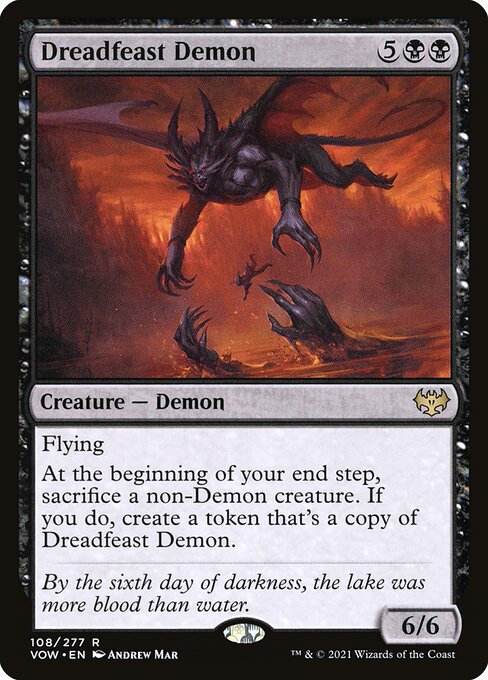 Dreadfeast Demon - Innistrad: Crimson Vow
