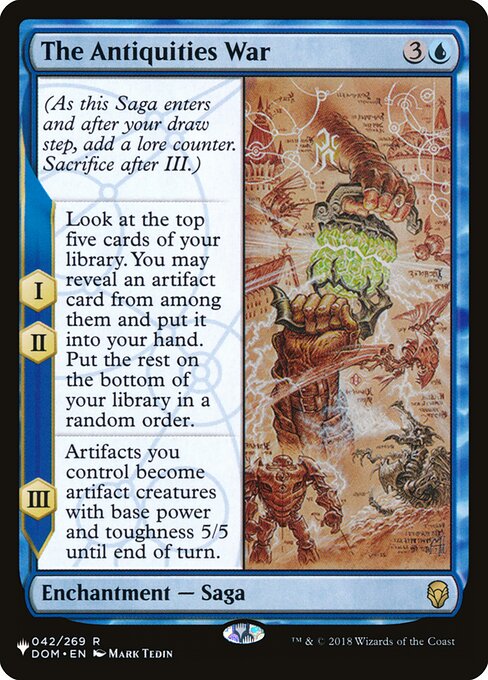 The Antiquities War - The List Reprints
