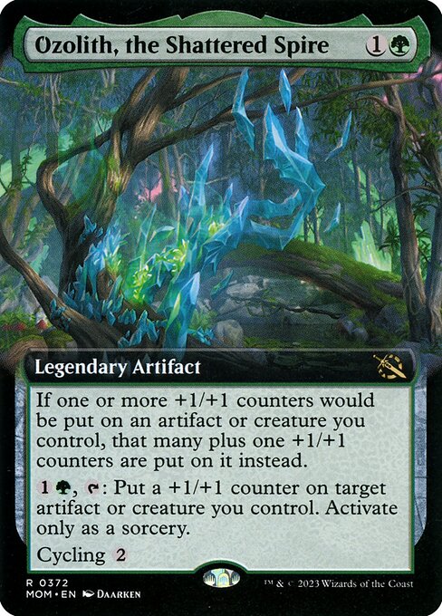 Ozolith, the Shattered Spire (Extended Art) - March of the Machine