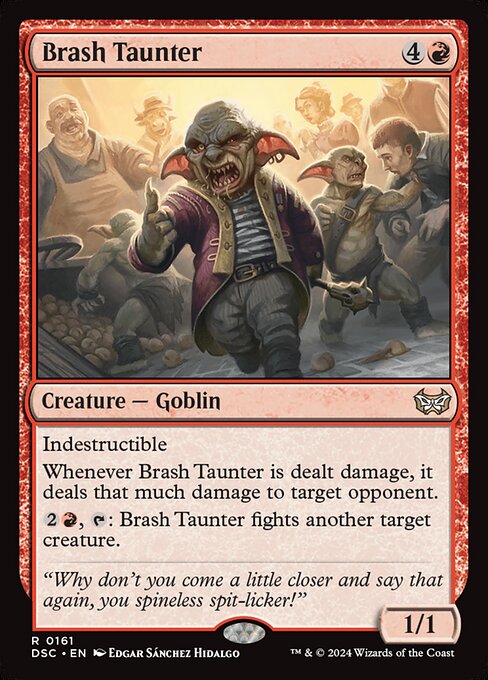 Brash Taunter - Commander: Duskmourn: House of Horror