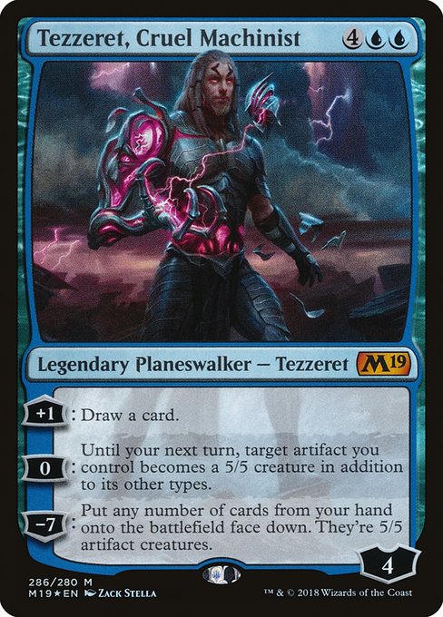 Tezzeret, Cruel Machinist (Foil) - Core Set 2019