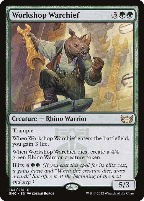 Workshop Warchief (Foil) - Streets of New Capenna