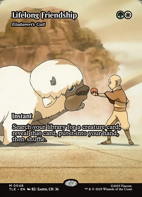 Lifelong Friendship - Eladamri's Call (Borderless) (Foil) - Avatar: The Last Airbender: Eternal-Legal