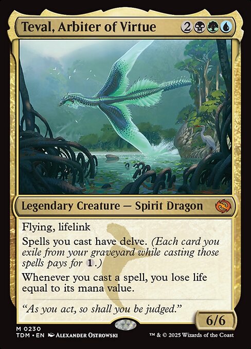 Teval, Arbiter of Virtue - Tarkir: Dragonstorm