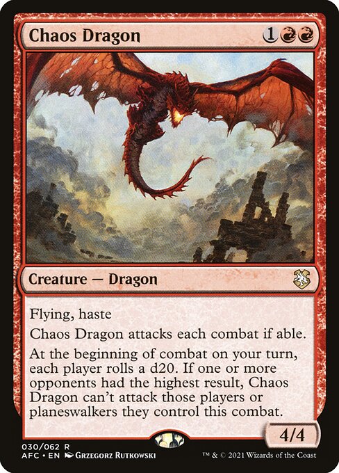Chaos Dragon - Commander: Adventures in the Forgotten Realms