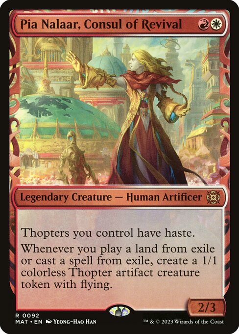 Pia Nalaar, Consul of Revival (Showcase) (Foil) - March of the Machine: The Aftermath