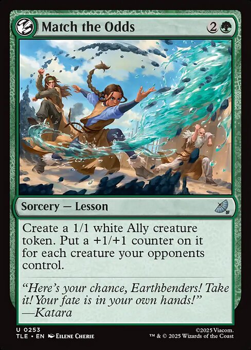 Match the Odds (Foil) - Avatar: The Last Airbender: Eternal-Legal