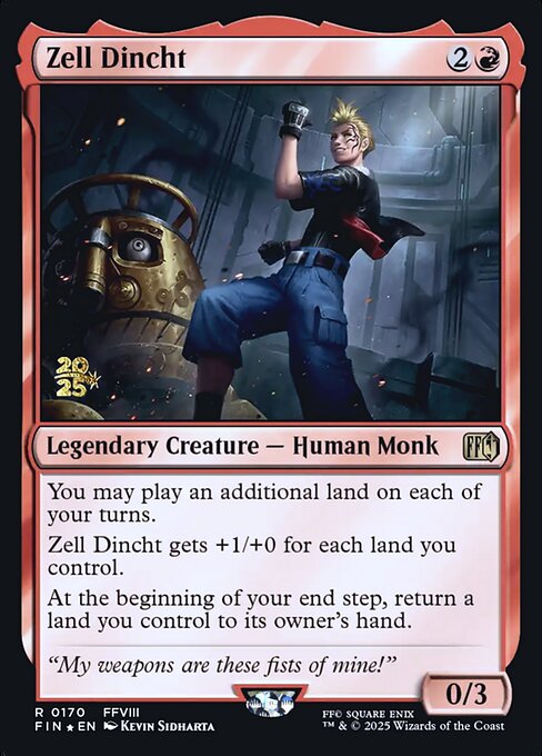 Zell Dincht - Prerelease Cards