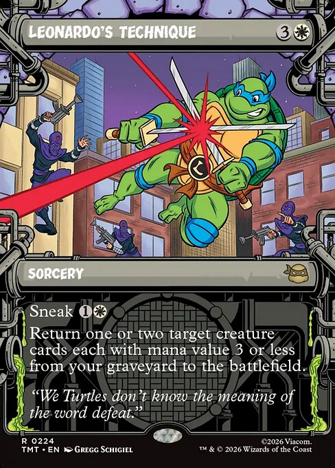 Leonardo's Technique (Showcase) - Teenage Mutant Ninja Turtles