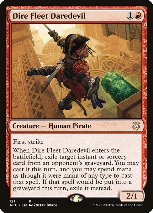 Dire Fleet Daredevil - Commander: Adventures in the Forgotten Realms