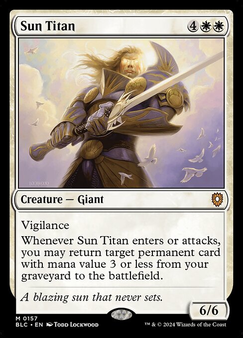 Sun Titan - Commander: Bloomburrow