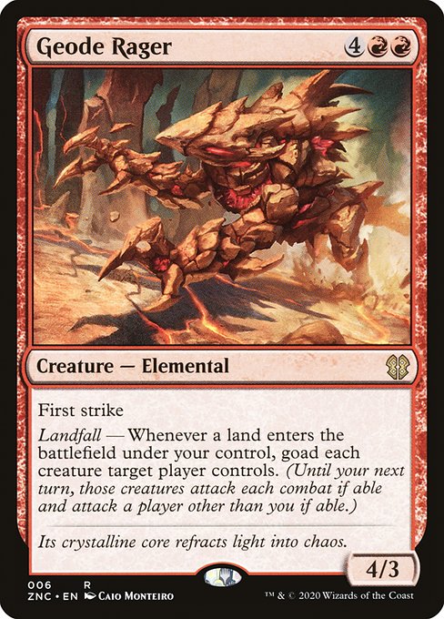 Geode Rager - Commander: Zendikar Rising
