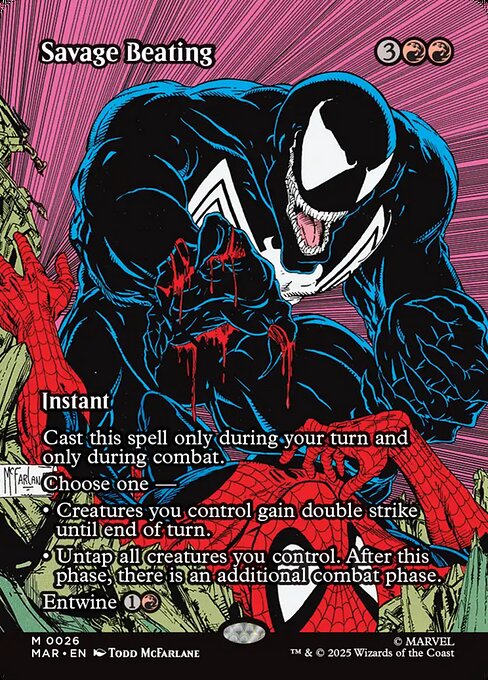 Savage Beating (Borderless) - Marvel Universe Eternal-Legal