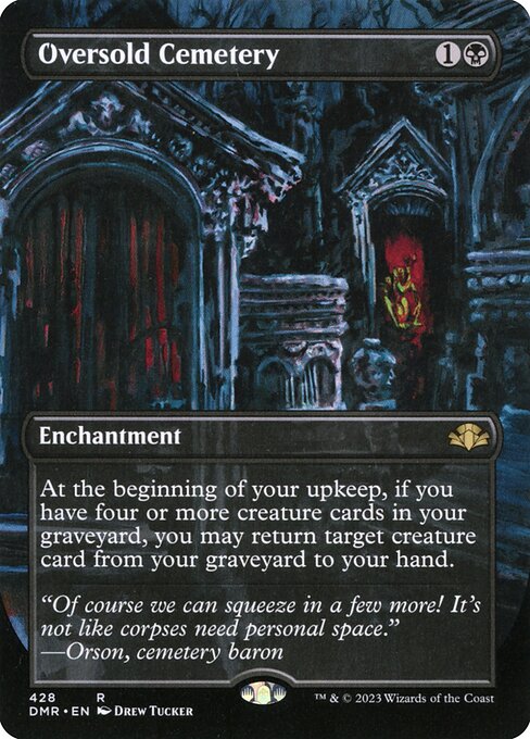 Oversold Cemetery (Borderless) - Dominaria Remastered