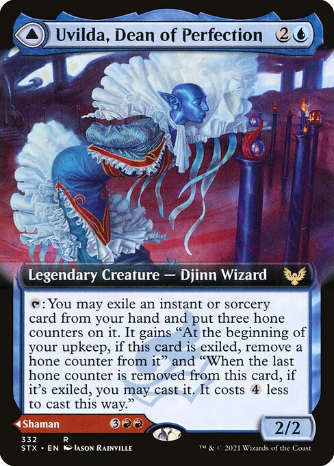 Uvilda, Dean of Perfection (Extended Art) - Strixhaven: School of Mages