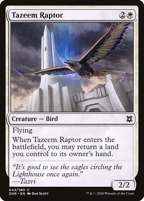 Tazeem Raptor (Foil) - Zendikar Rising