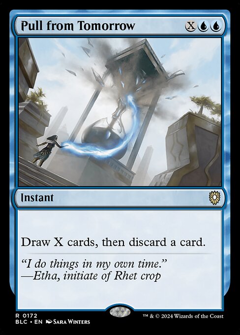 Pull from Tomorrow - Commander: Bloomburrow