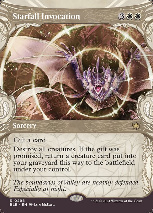 Starfall Invocation (Showcase) (Foil) - Bloomburrow