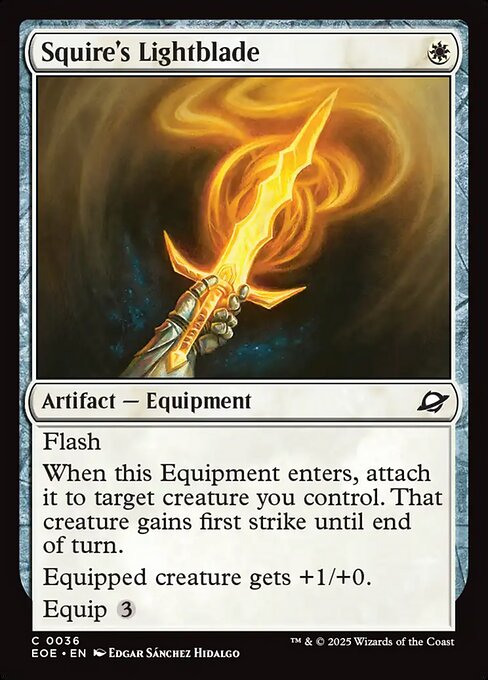 Squire's Lightblade - Edge of Eternities