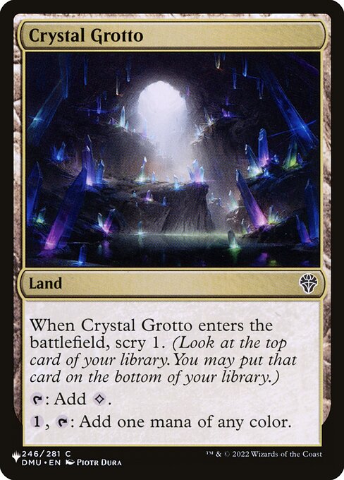 Crystal Grotto - The List Reprints