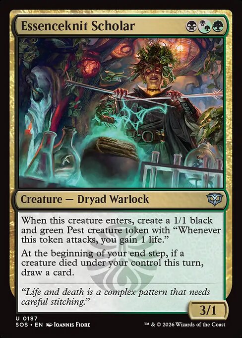 Essenceknit Scholar (Foil) - Secrets of Strixhaven