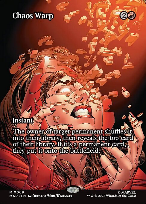 Chaos Warp (Borderless) - Marvel Universe Eternal-Legal