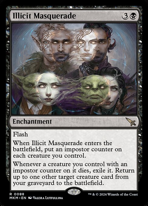 Illicit Masquerade (Foil) - Murders at Karlov Manor