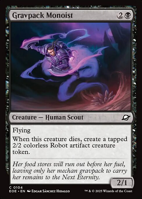 Gravpack Monoist (Foil) - Edge of Eternities