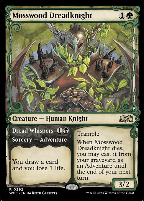 Mosswood Dreadknight (Showcase) - Wilds of Eldraine